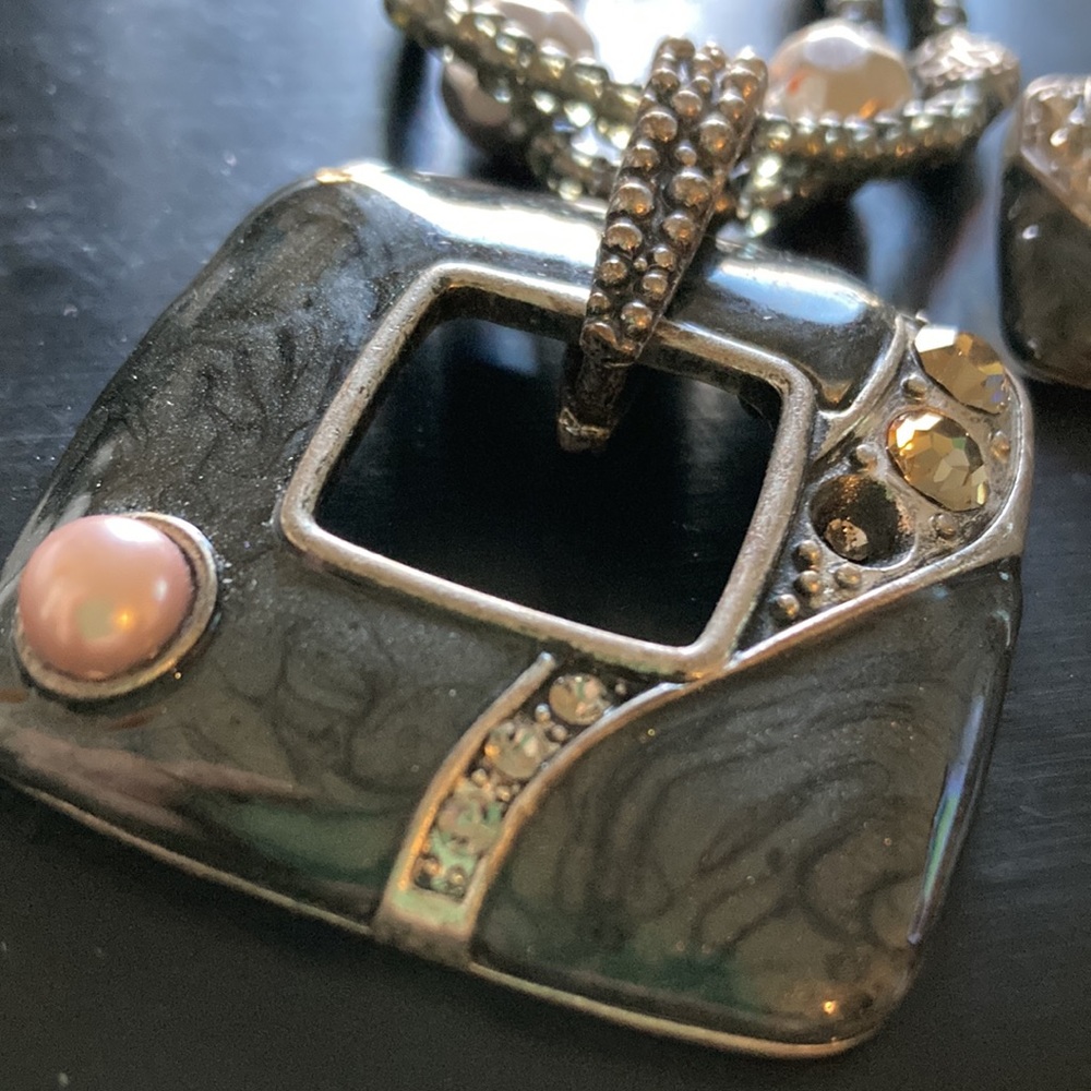 Statement Necklace With Earrings Bundle - image 2